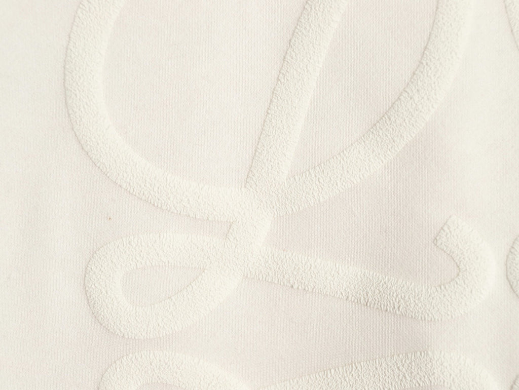Loewe Anagram Embossed Logo Crewneck Sweatshirt Classic Series "Cream White"
