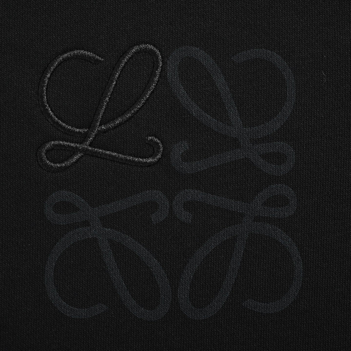 Loewe Anagram Crew Neck Sweatshirt in "Black"
