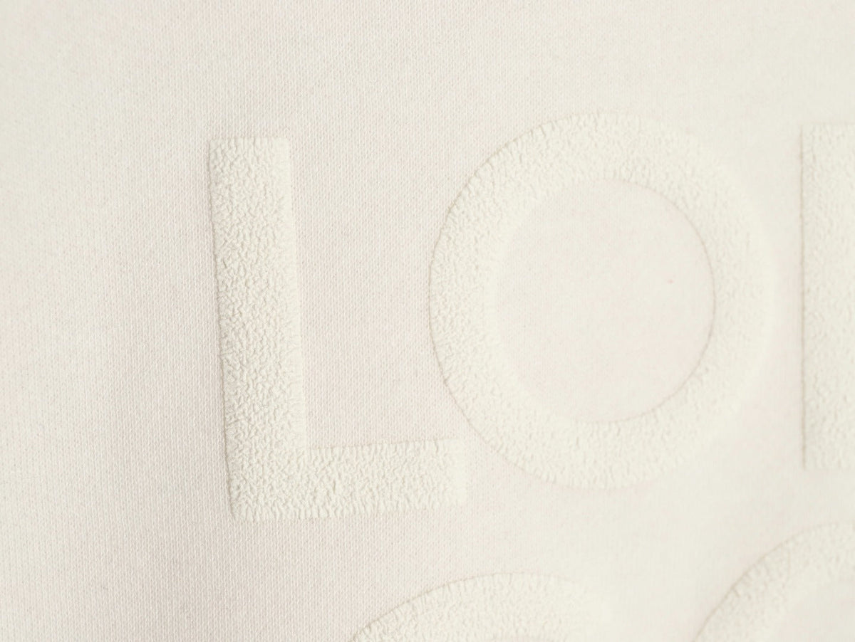 Loewe Anagram Embossed Logo Crewneck Sweatshirt Classic Series "Cream White"