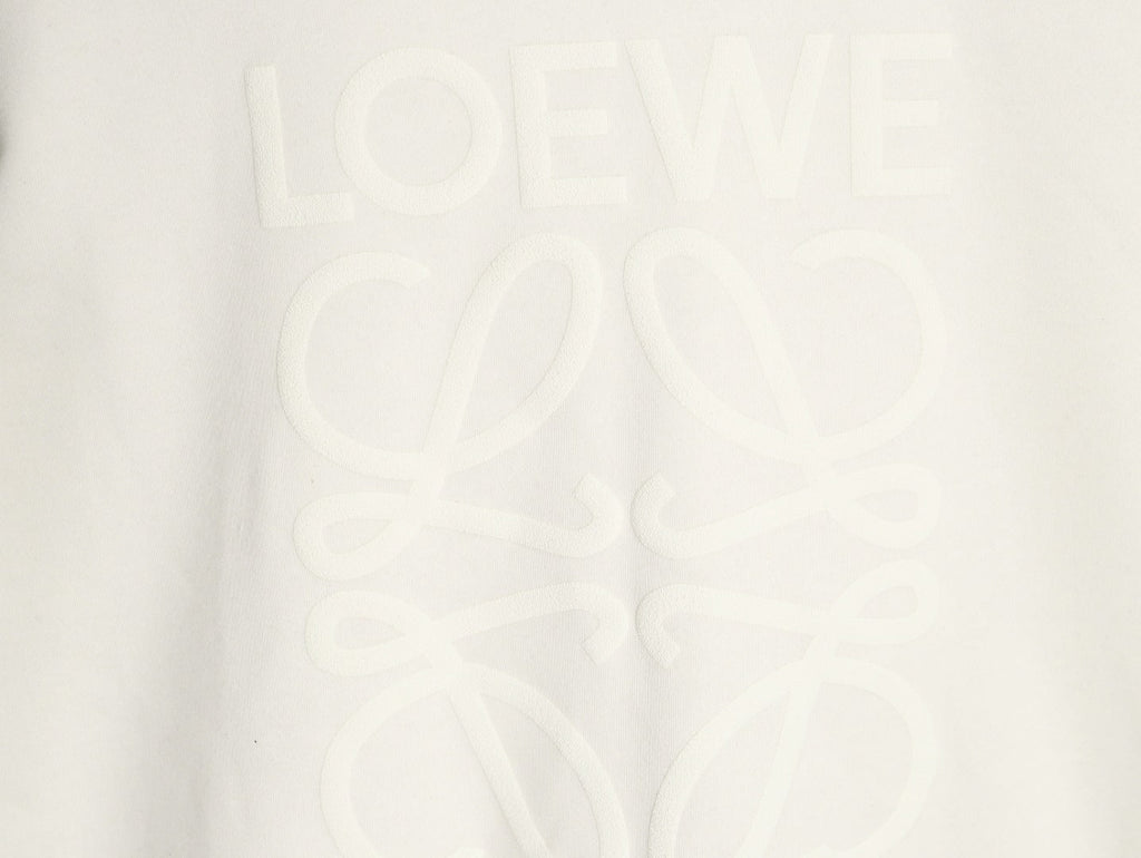 Loewe Anagram Embossed Logo Crewneck Sweatshirt Classic Series "Cream White"