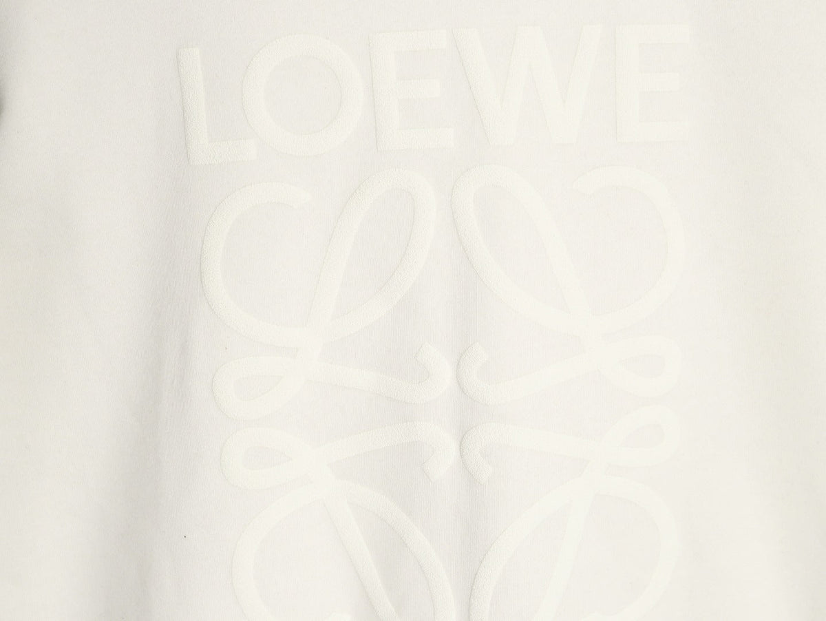Loewe Anagram Embossed Logo Crewneck Sweatshirt Classic Series "Cream White"