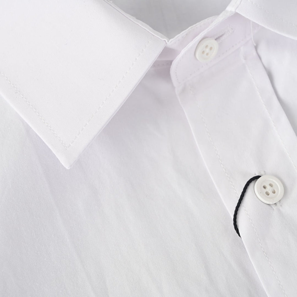 Loewe Anagram Embroidered Cotton Long Sleeve Shirt in "White"
