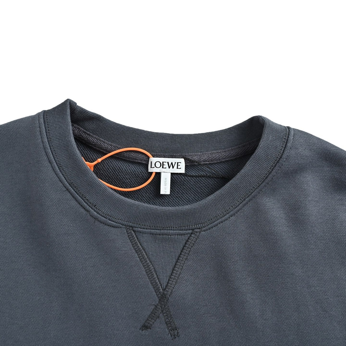 Loewe Anagram Crew Neck Sweatshirt in "Charcoal Grey"