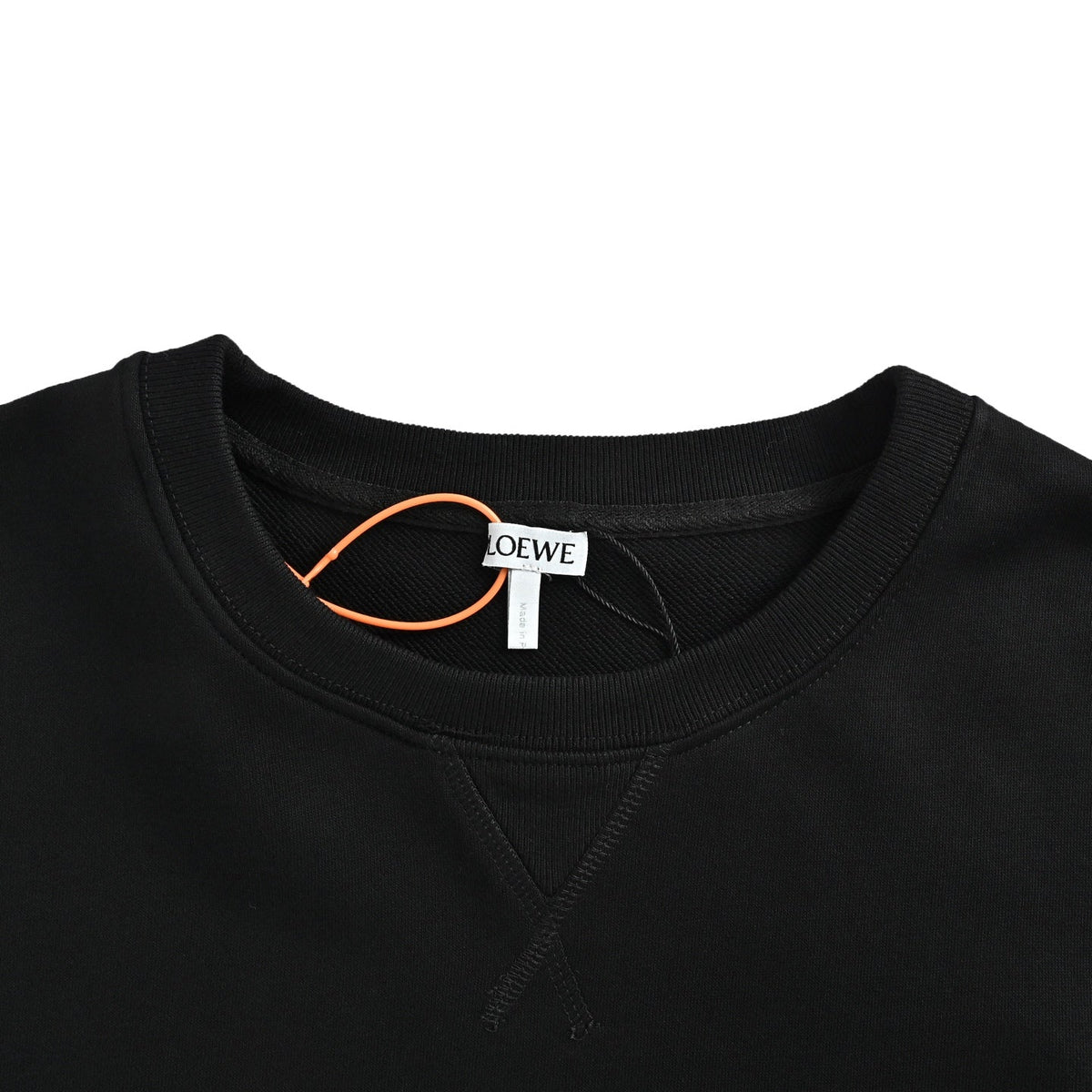 Loewe Anagram Crew Neck Sweatshirt in "Black"