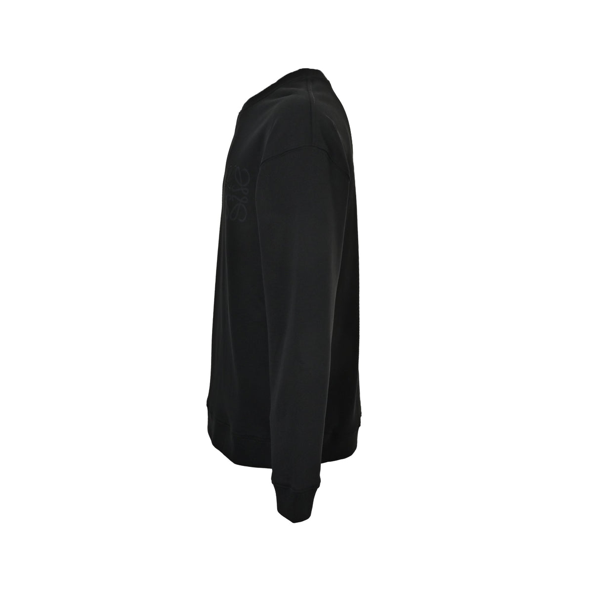 Loewe Anagram Crew Neck Sweatshirt in "Black"