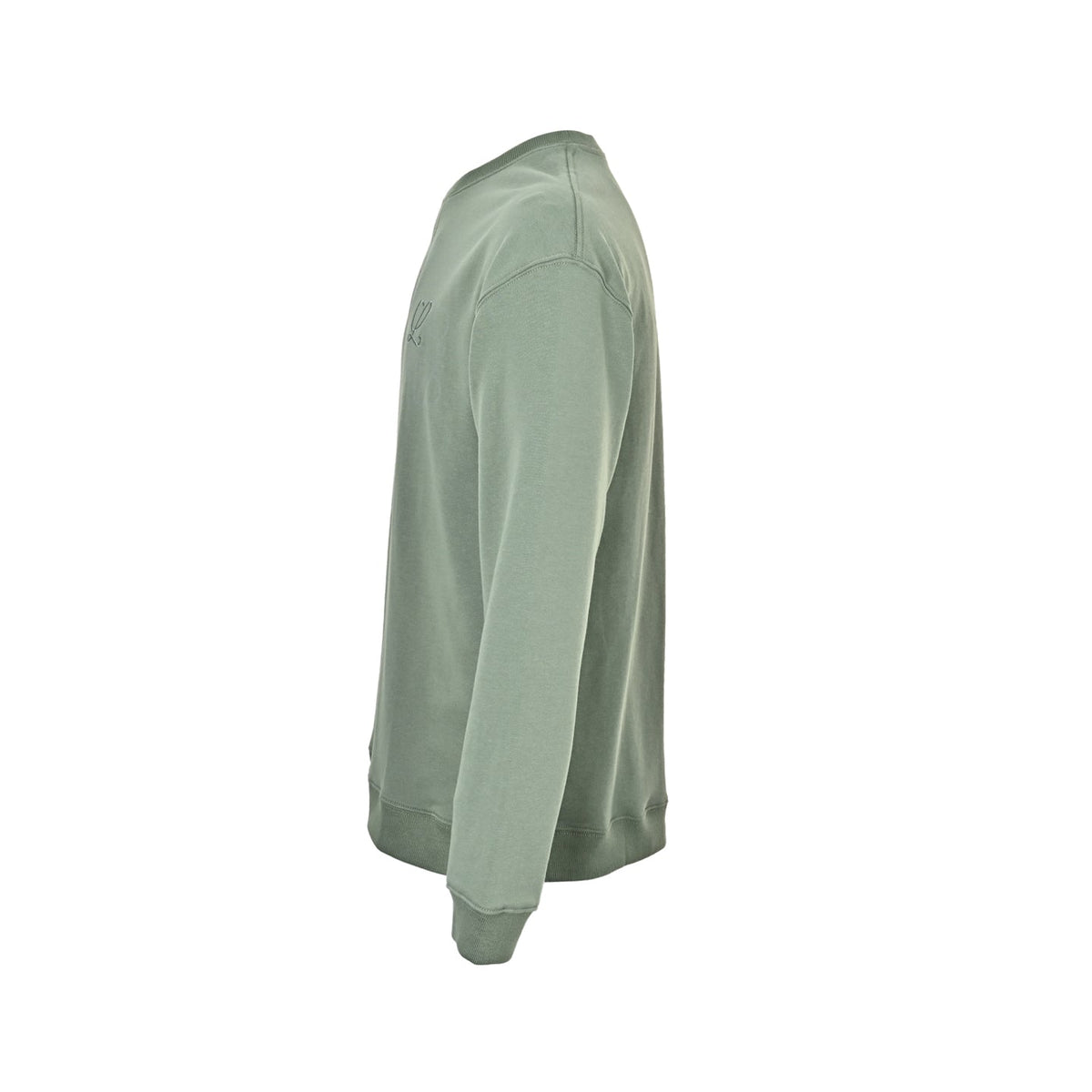Loewe Anagram Crew Neck Sweatshirt in "Sage Green"
