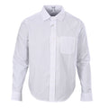 Loewe Anagram Embroidered Cotton Long Sleeve Shirt in "White"