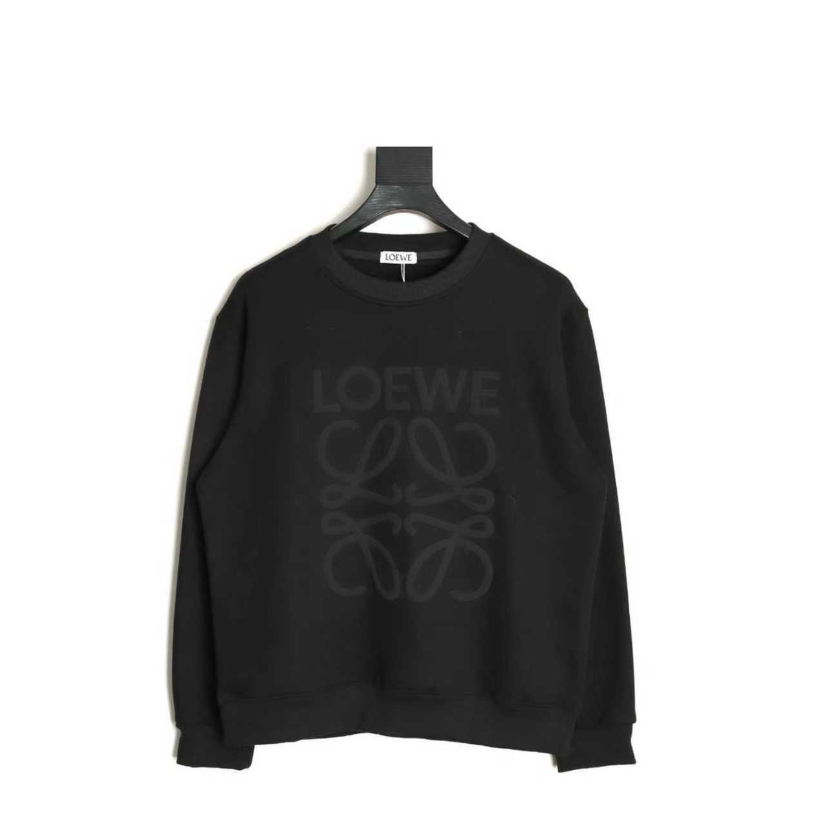Loewe Anagram Embossed Logo Crewneck Sweatshirt Classic Series "Black"
